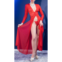 Chilirose Robe ouverte Nuria - Rouge